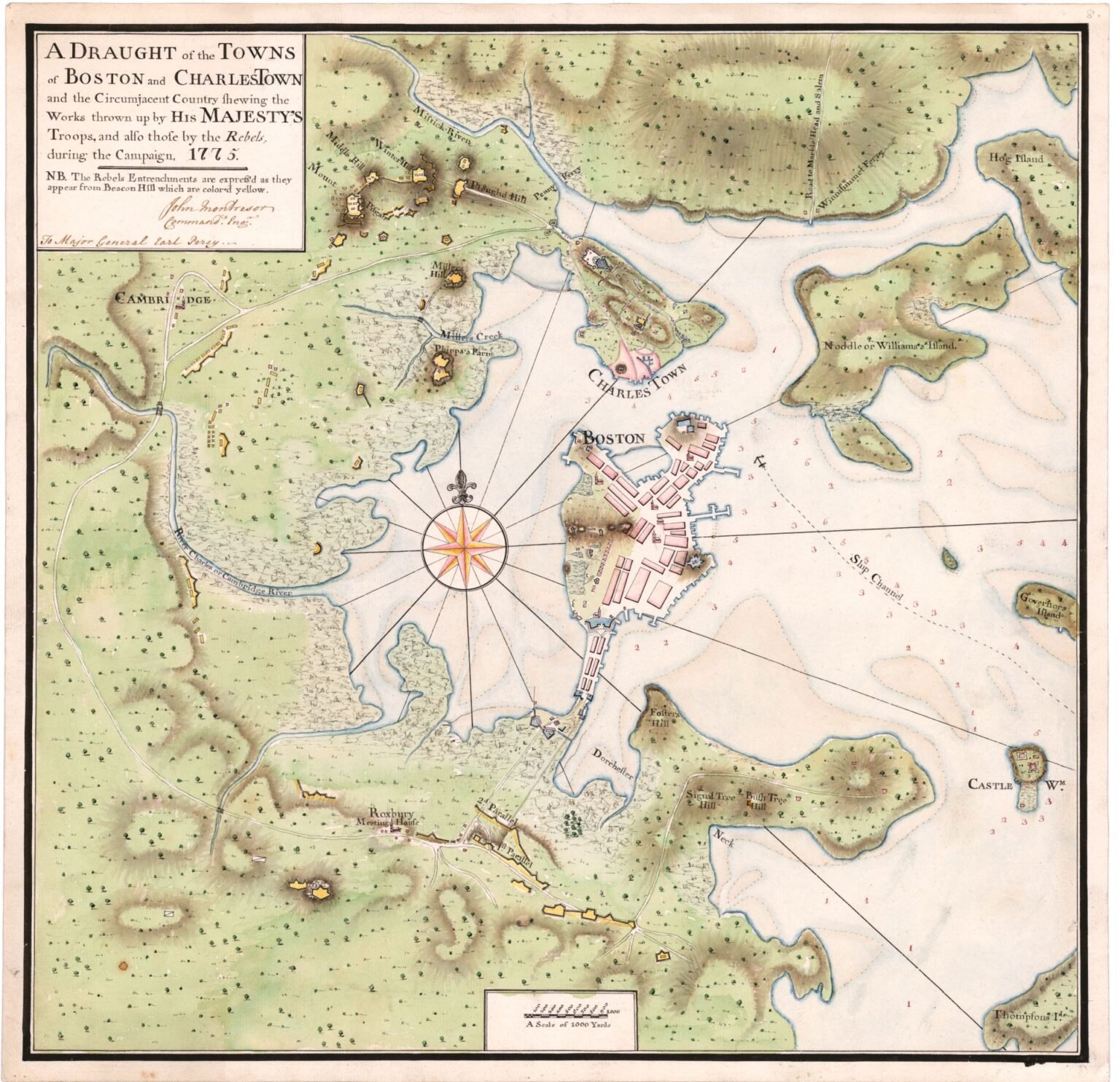 First Map Drawing Discovered: First Maps of the American Revolution – YankeeLifeStyle